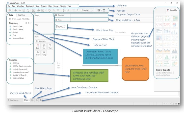 tableau workspace