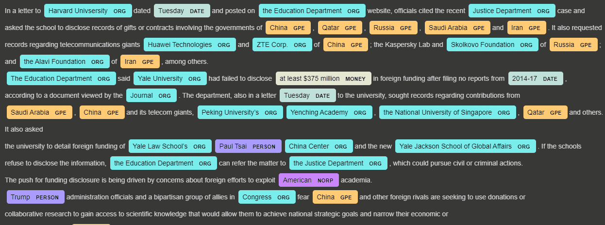 named entity recognition