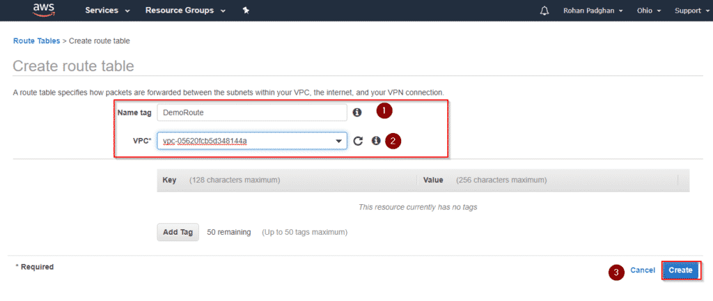 Step 7 - AWS VPC - Great Learning