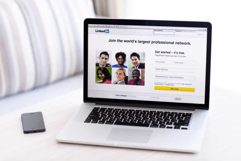 LinkedIn helps in professional networking