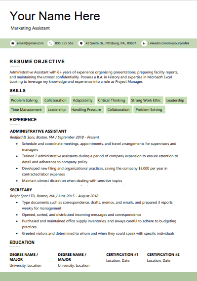 Free Resume Template