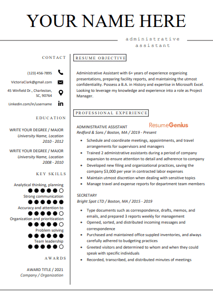 Free Resume Template