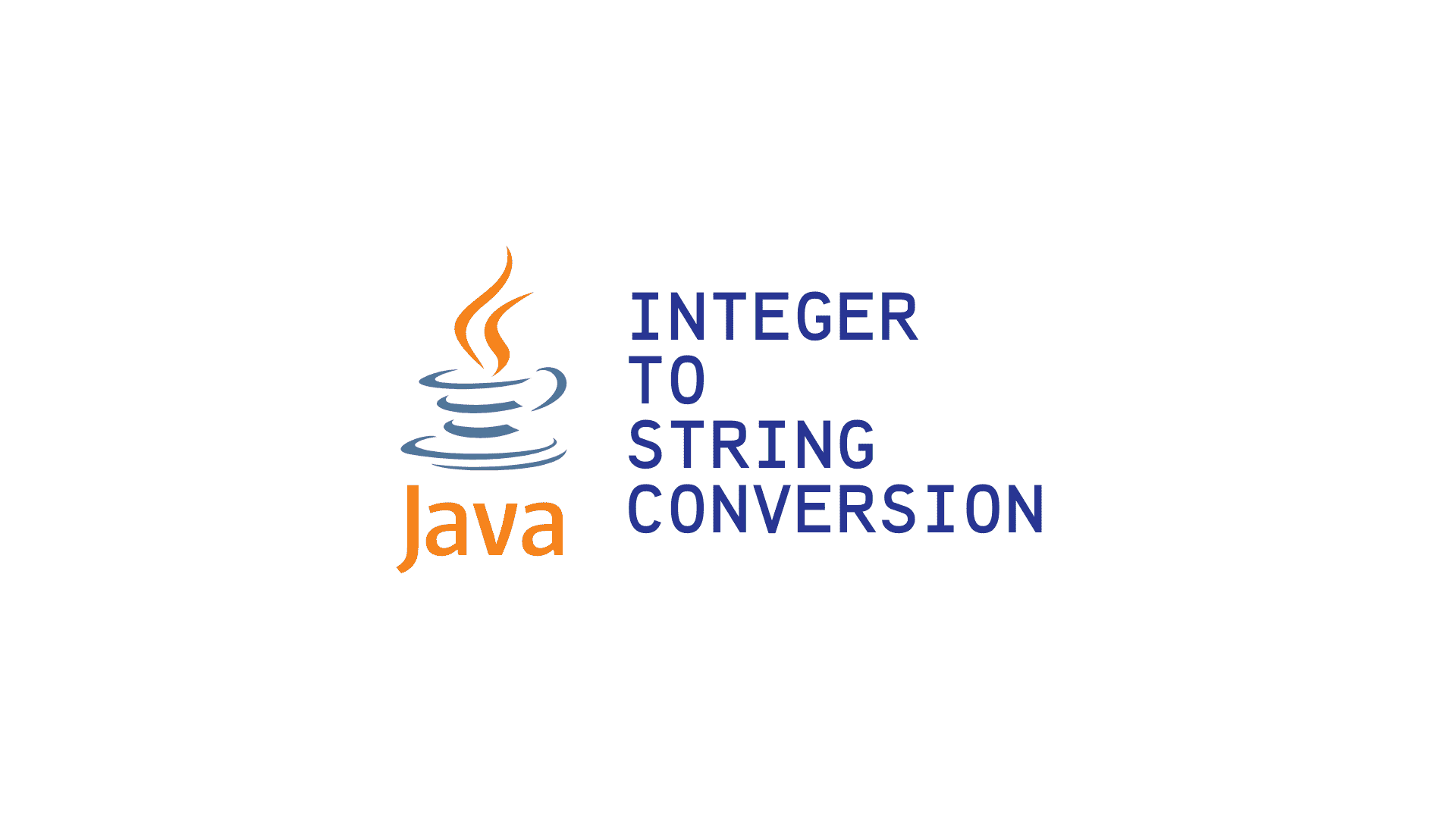 java int to string