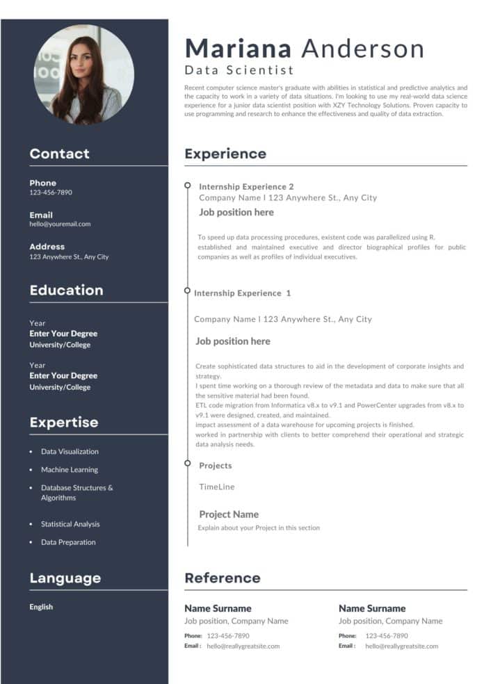 Data Scientist Resume Examples, Templates & Samples - 2024