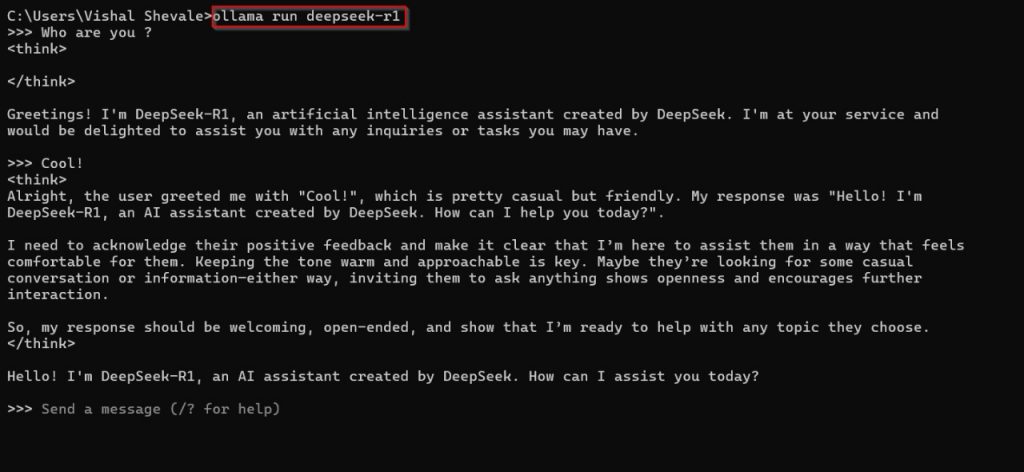 DeepSeek Response