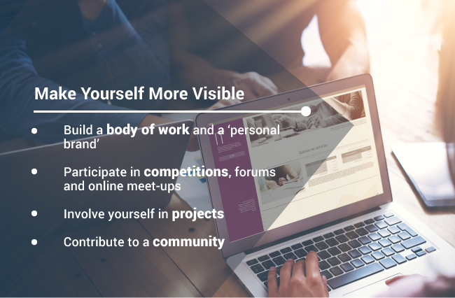 Make yourself visible with success