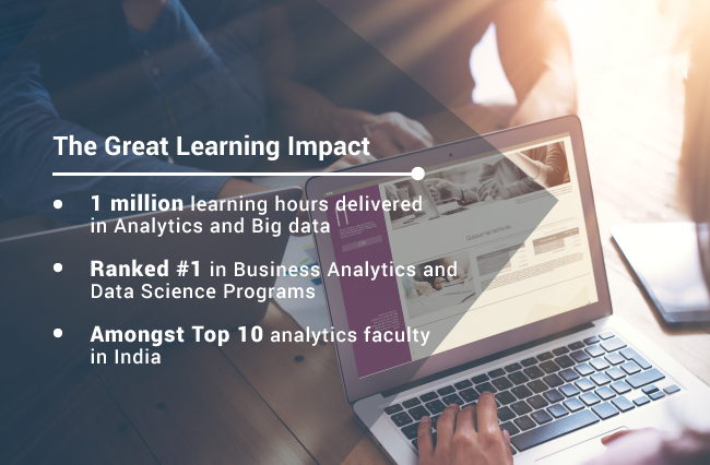 Great Learning impact in analytics and big data